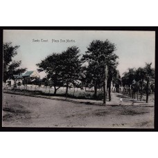 CORRIENTES SANTO TOME PLAZA SAN MARTIN ANTIGUA TARJETA POSTAL